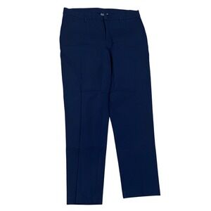 Gap Bi-Stretch Slim Ankle Pants Navy Blue Women's 18 Tall Career Work Office‎